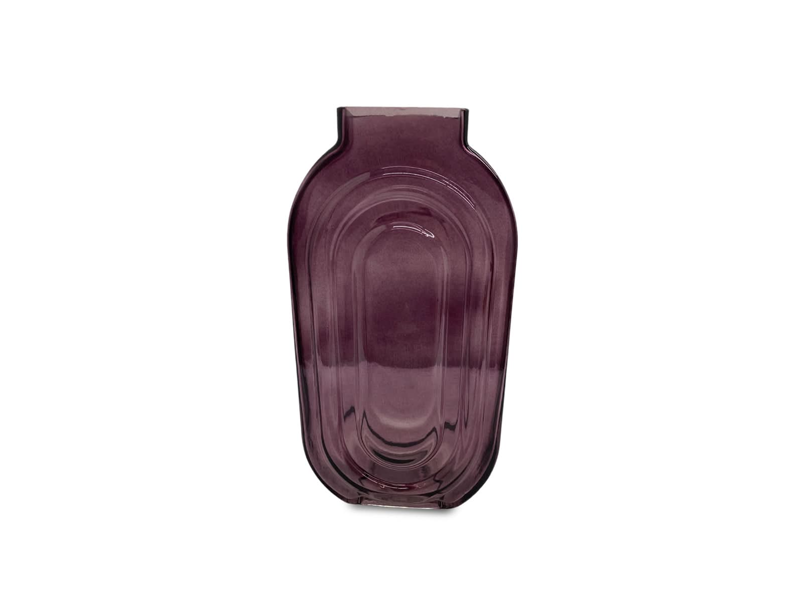 Florero Vidrio 16X30Cm Morado