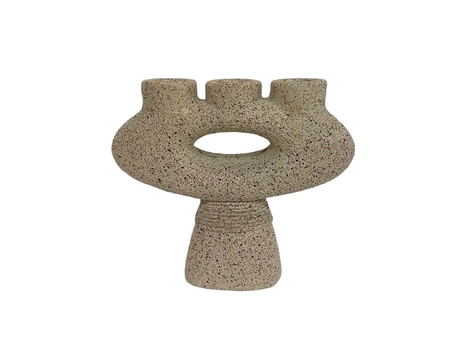 Florero Poliresina 17X14 Cm Blanco