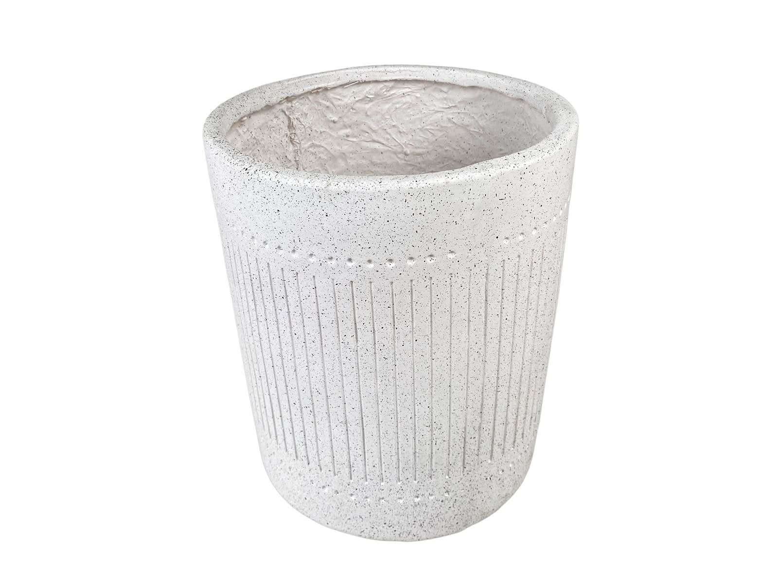 Maceta Poliresina 26X31 Cm Blanco