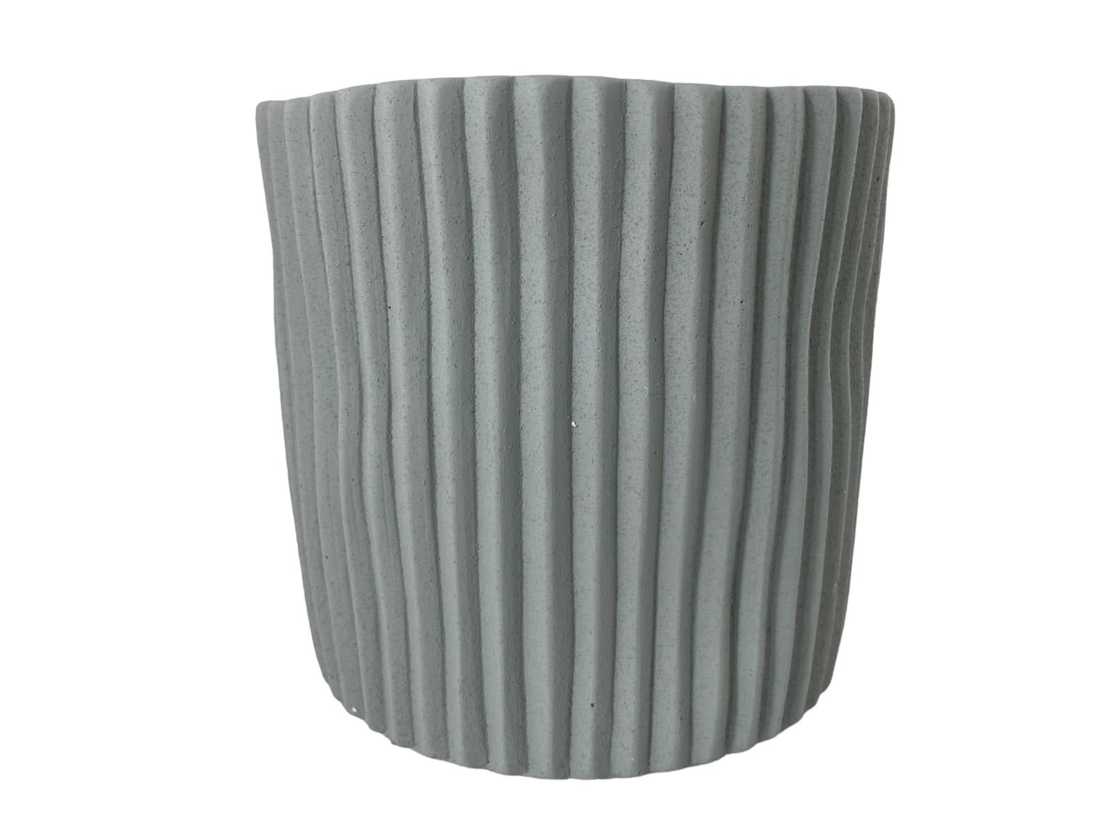 Maceta Cemento Gris Claro