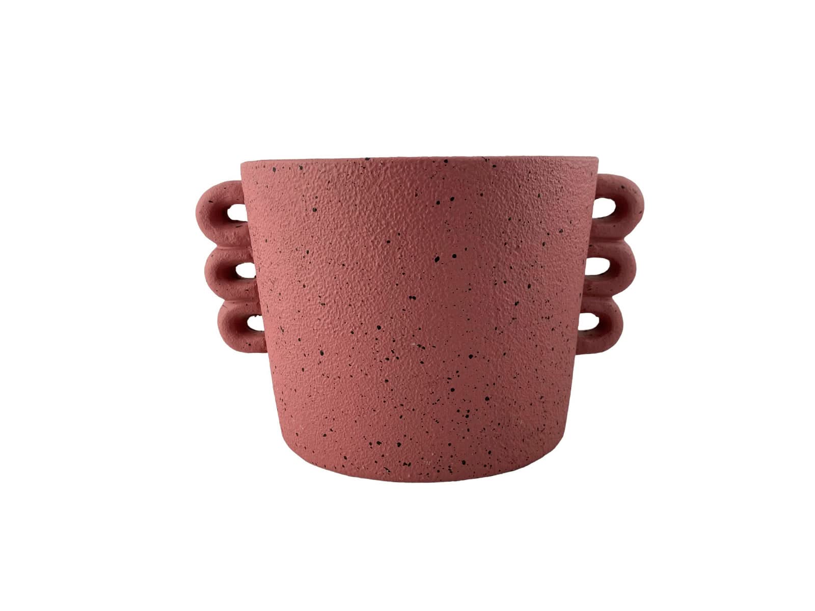 Maceta 24X15Cm Cemento Rojo