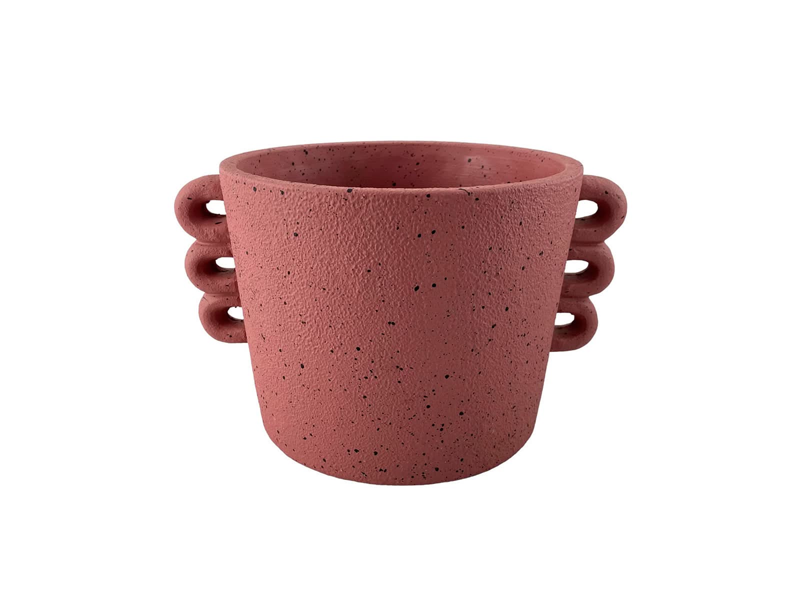 Maceta 24X15Cm Cemento Rojo