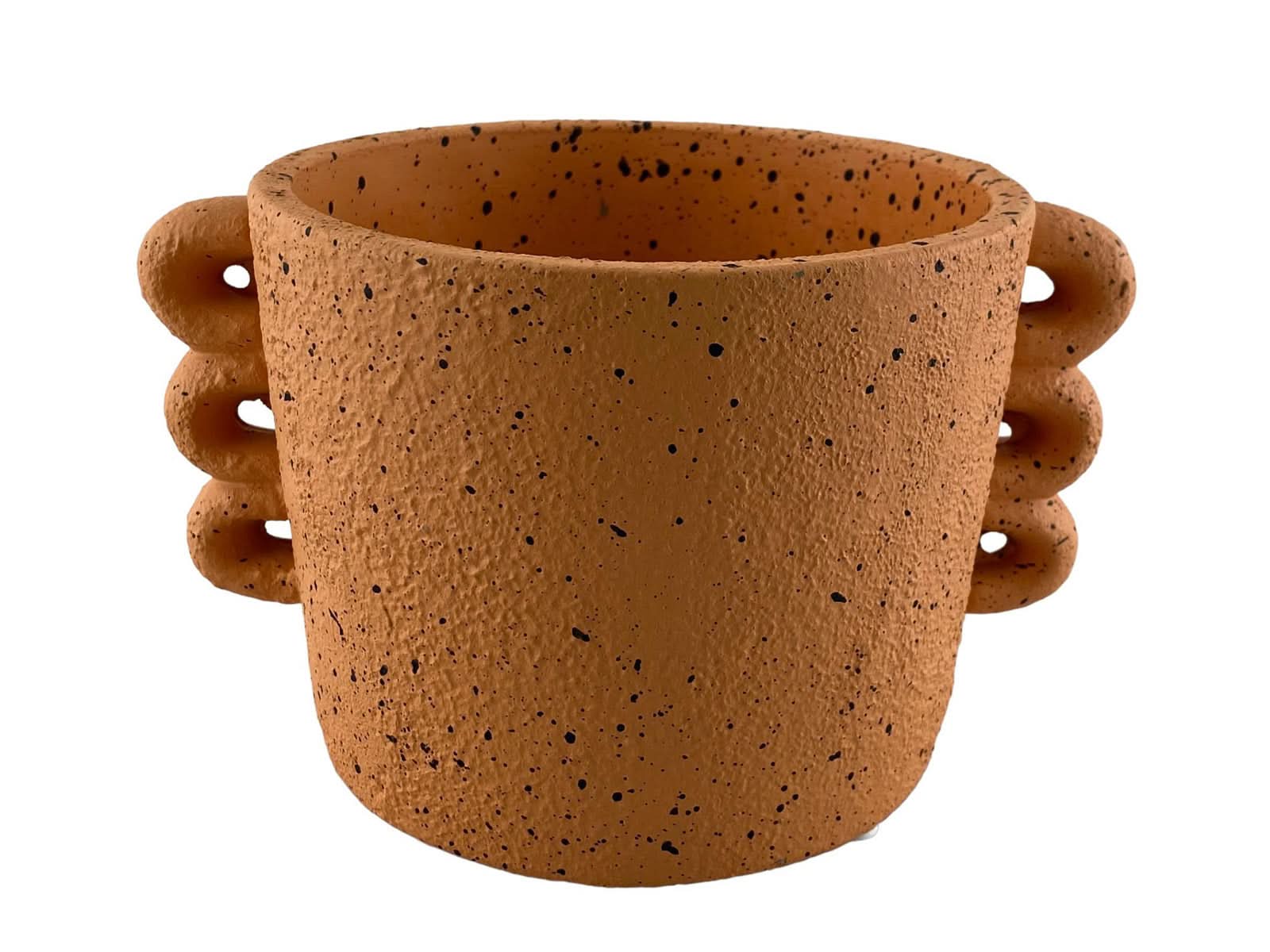 Maceta Cemento Naranja