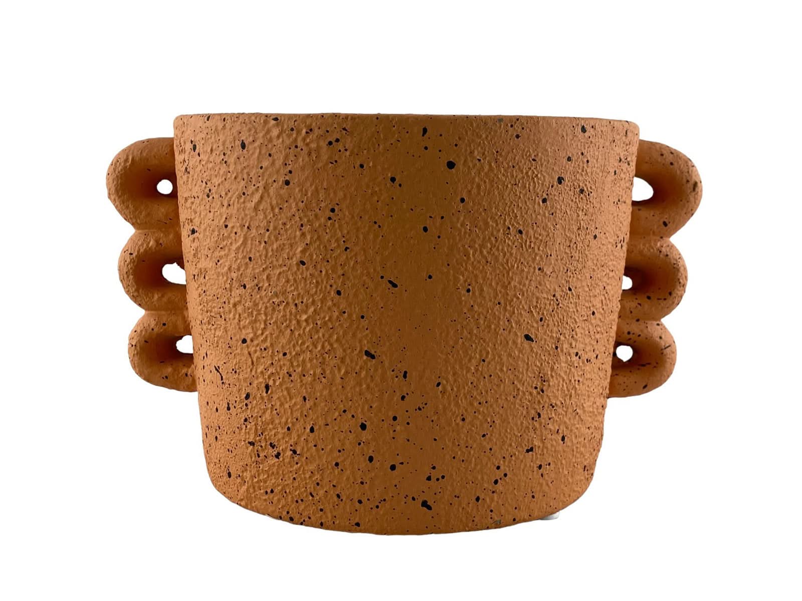 Maceta Cemento Naranja