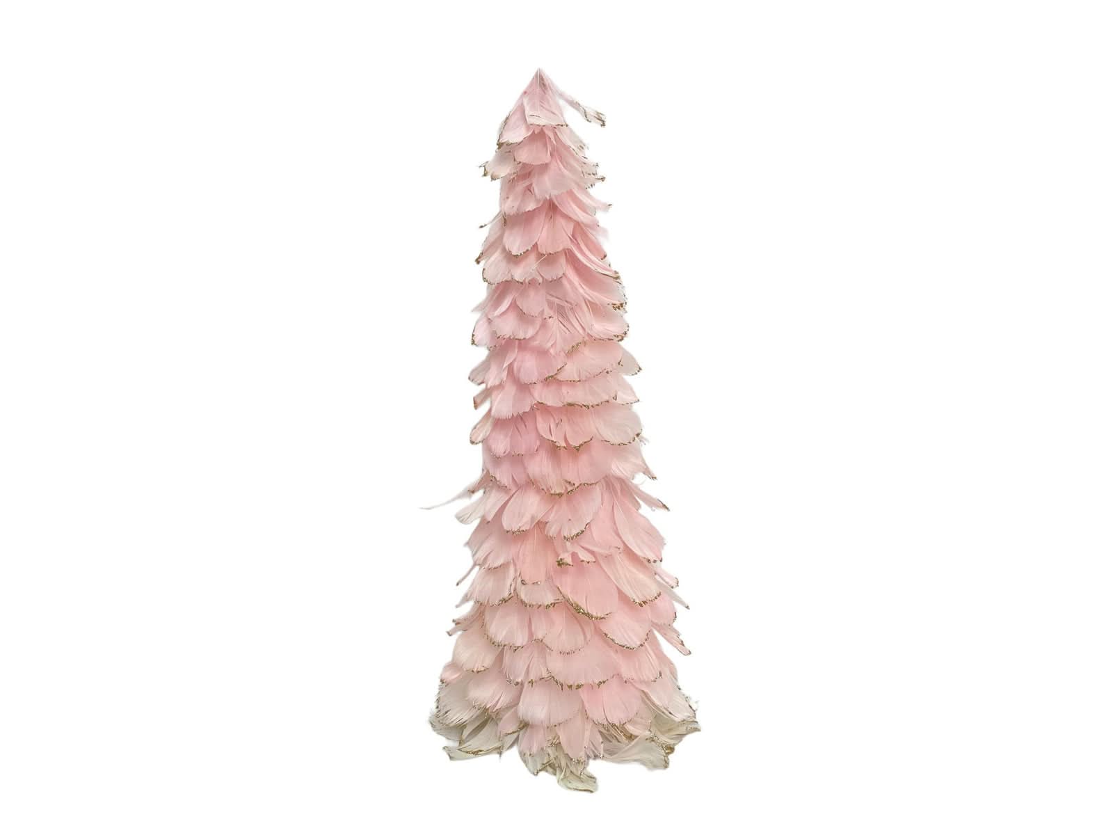 Figura Arbol Navidad 18X40Cm Rosa