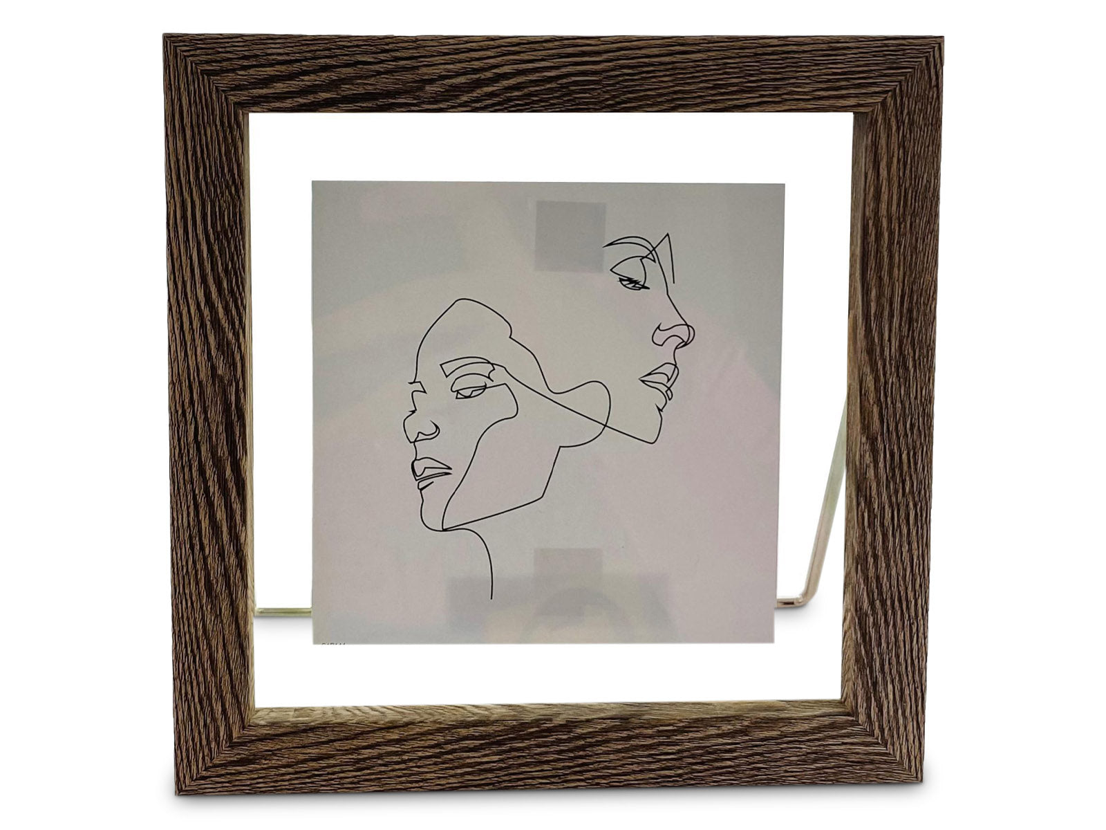 Portaretrato Plastico 16Cm Café