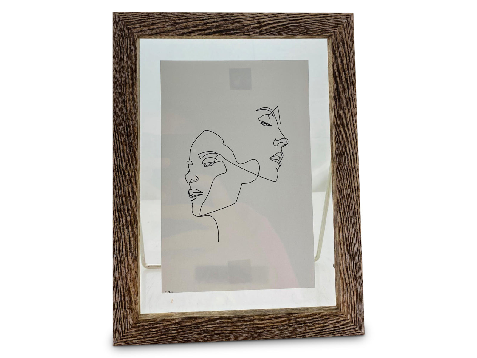Portaretrato Plastico 16Cm Café