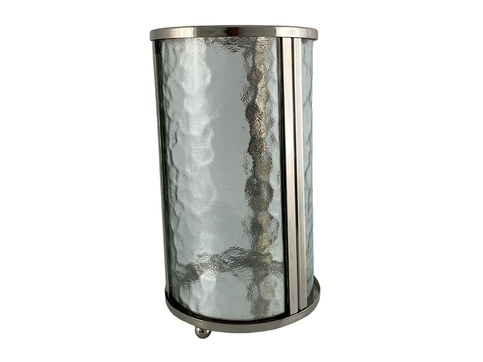 Candelabro Vidrio 21Cm Dorado