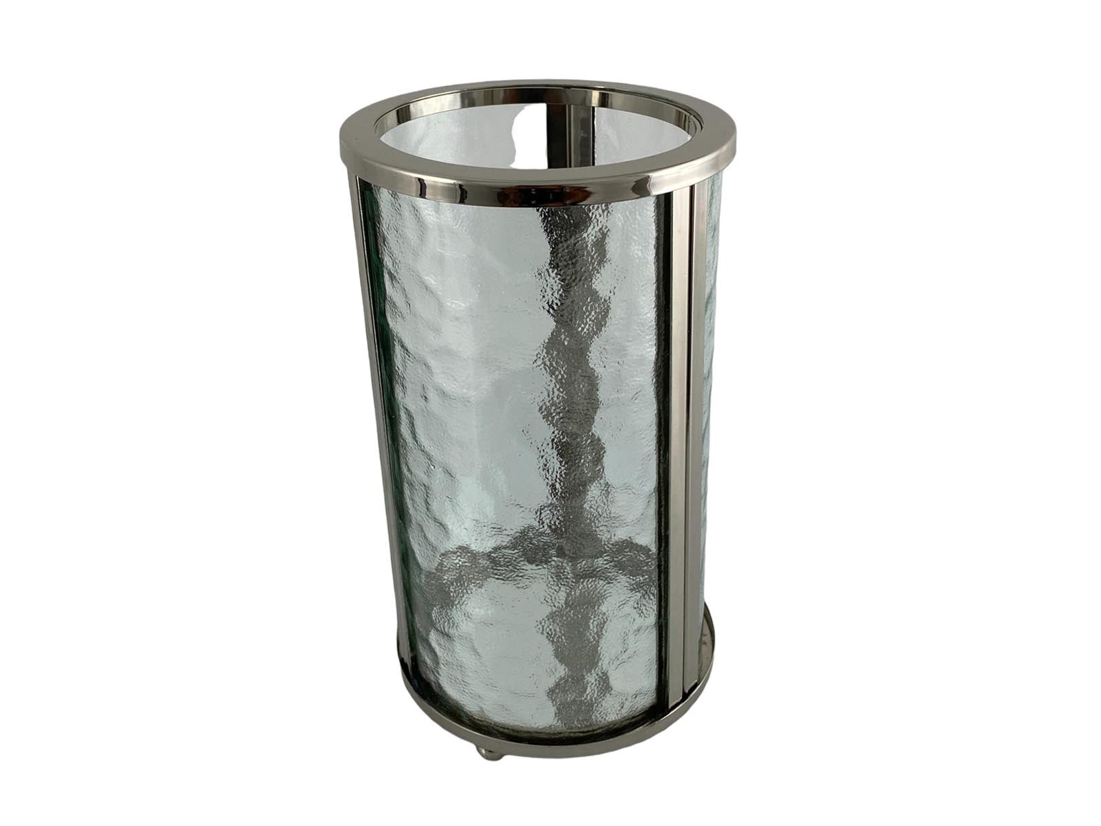 Candelabro Vidrio 21Cm Dorado