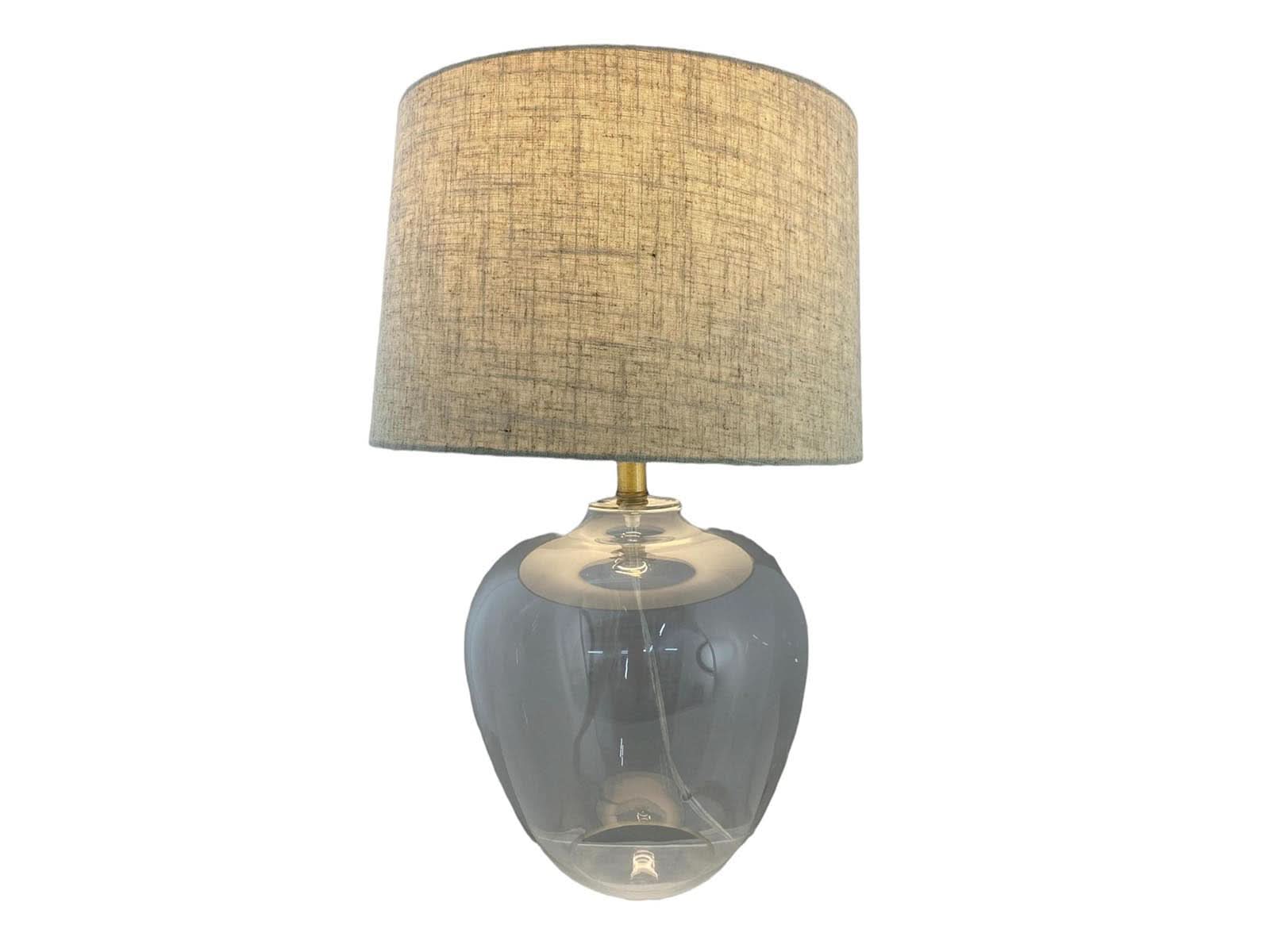 Lampara De Mesa Vidrio 66X35.5 Cm Sundance Beige