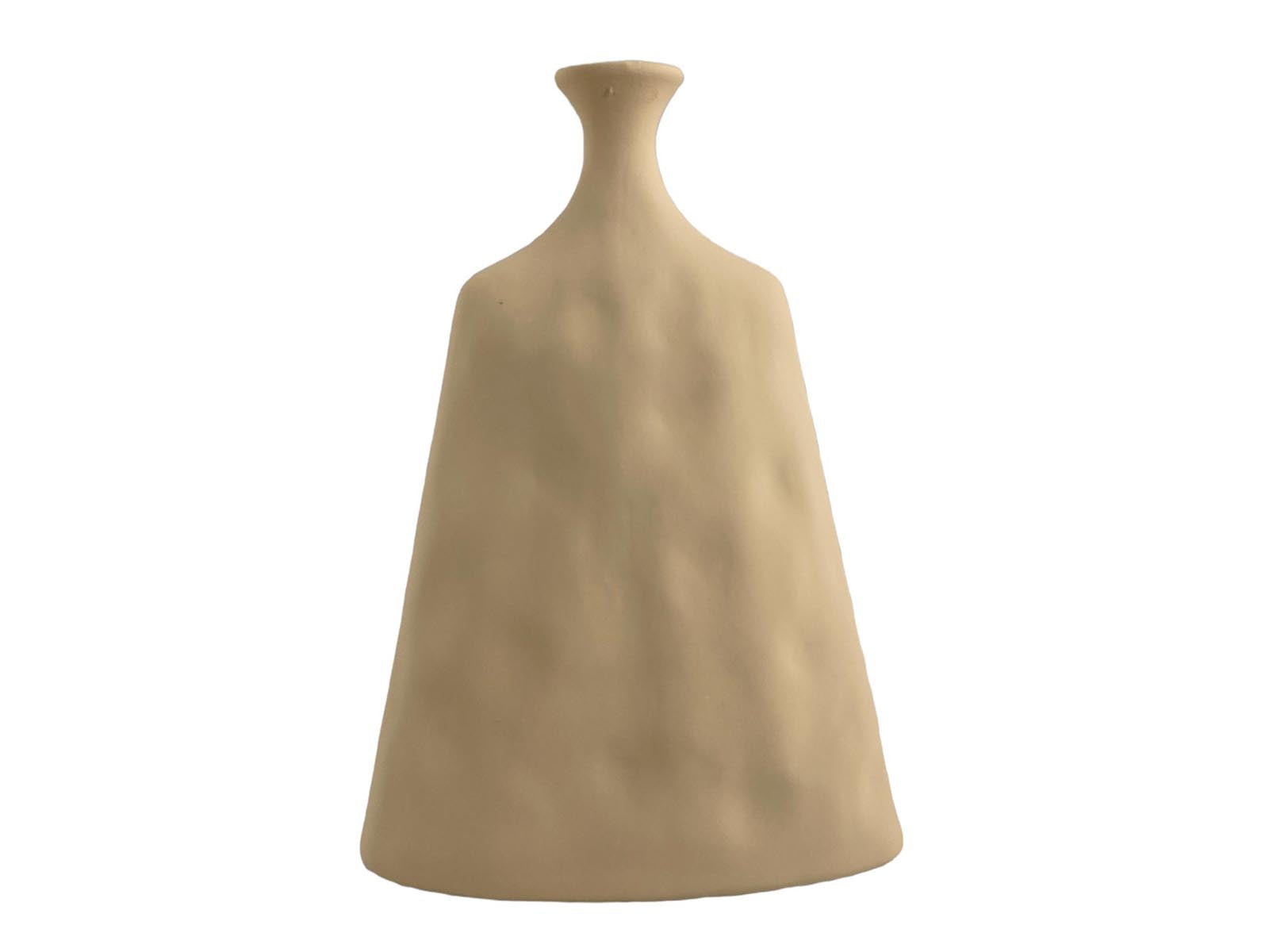 Florero Ceramica 26Cm Blanco