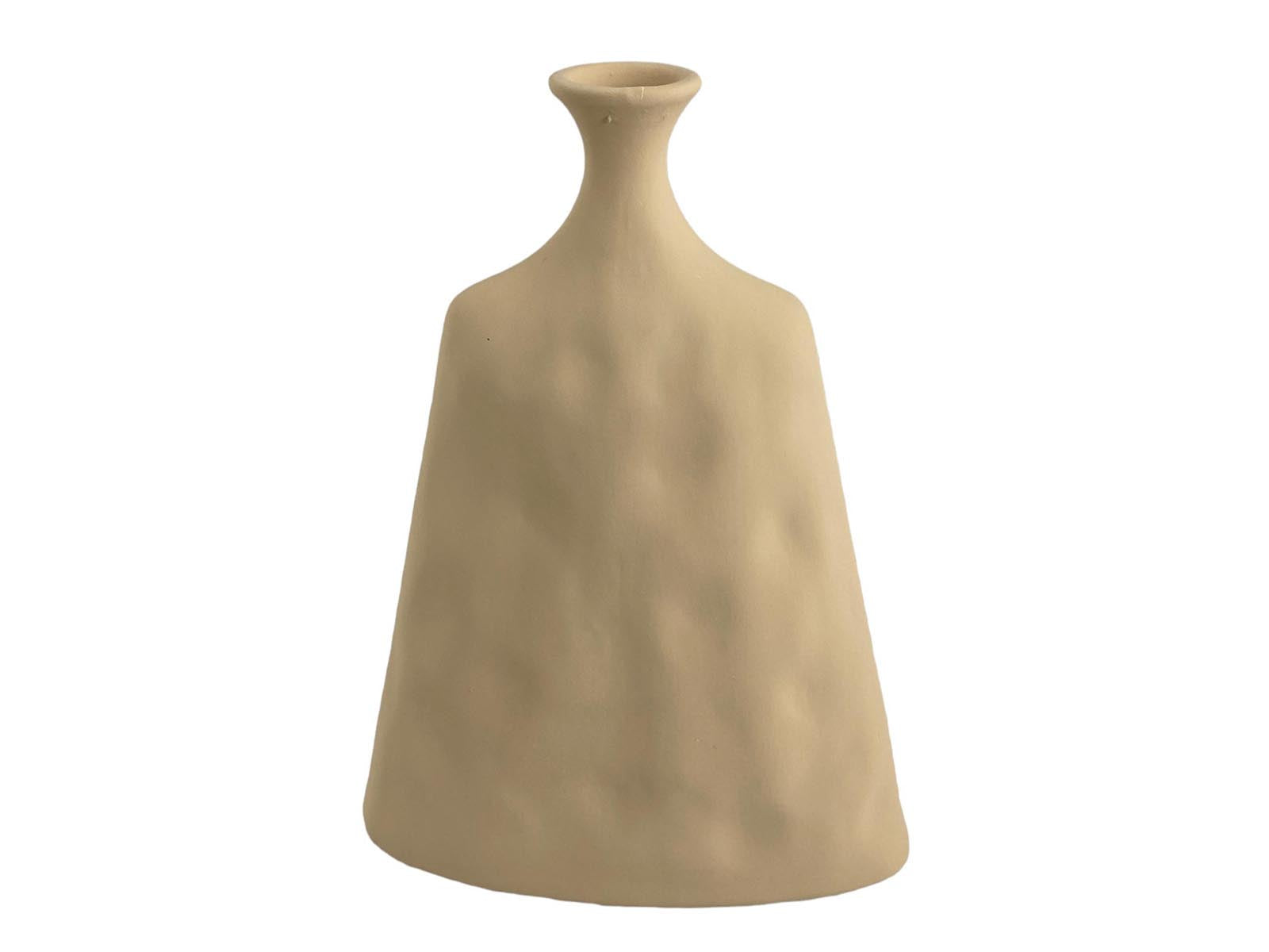 Florero Ceramica 26Cm Blanco