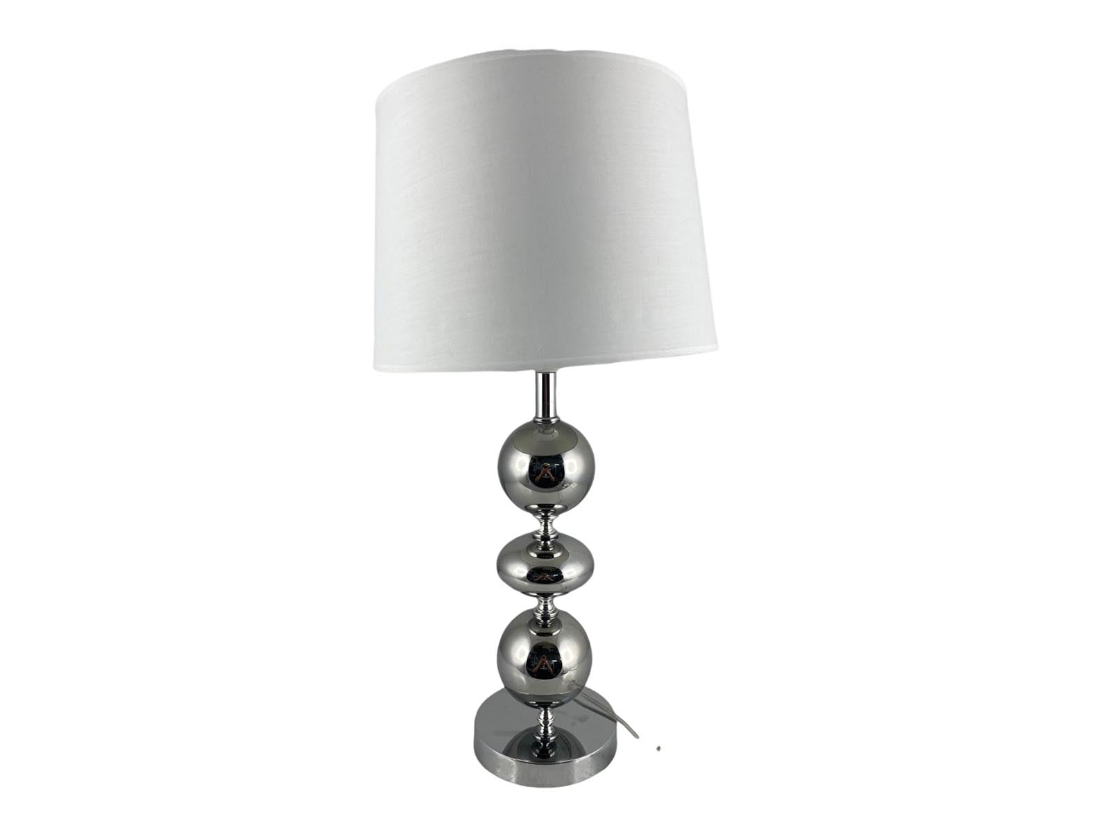 Lampara De Mesa 61.5X33 Cm Prestige Plata