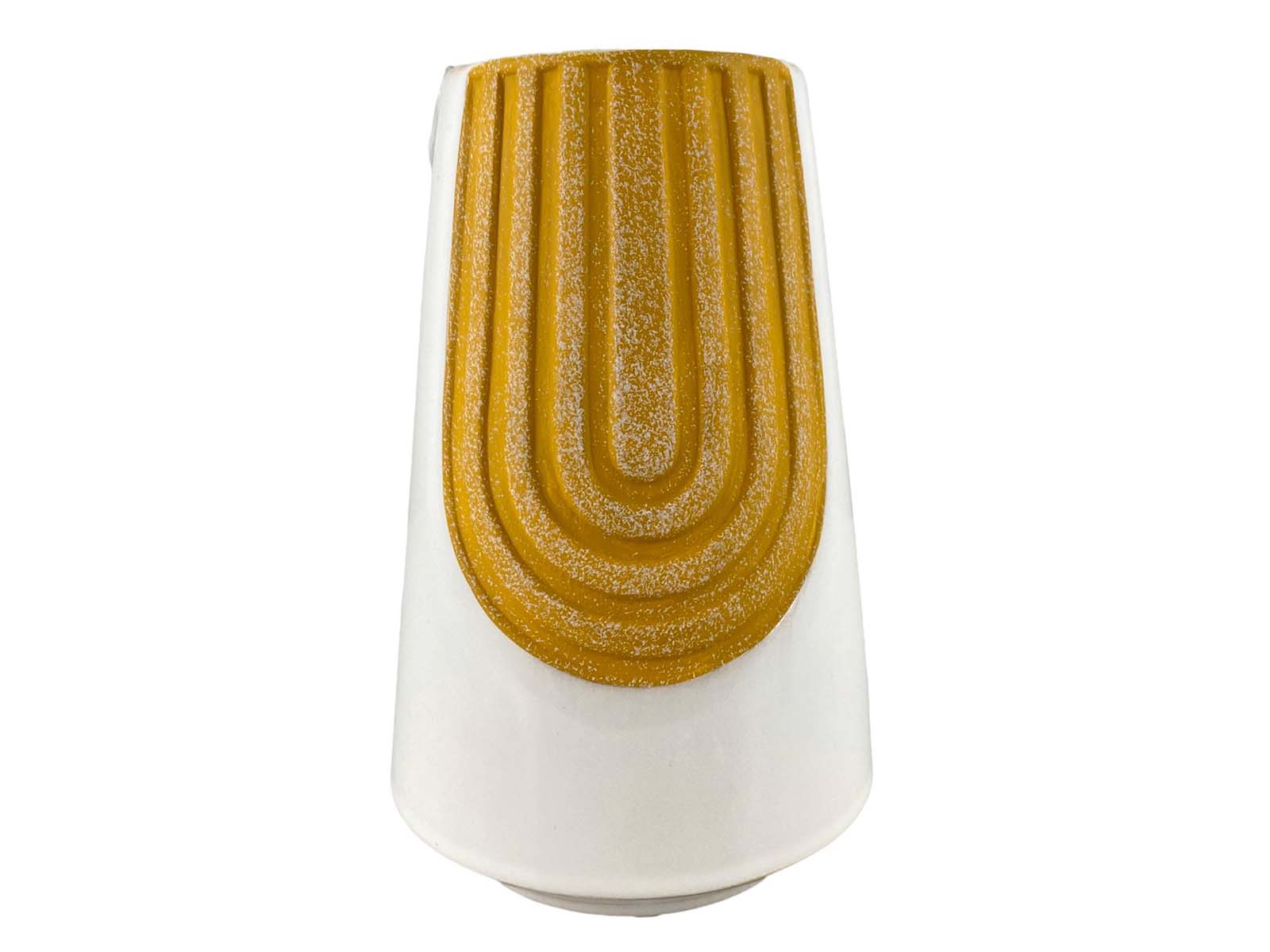 Florero Ceramica Amarillo