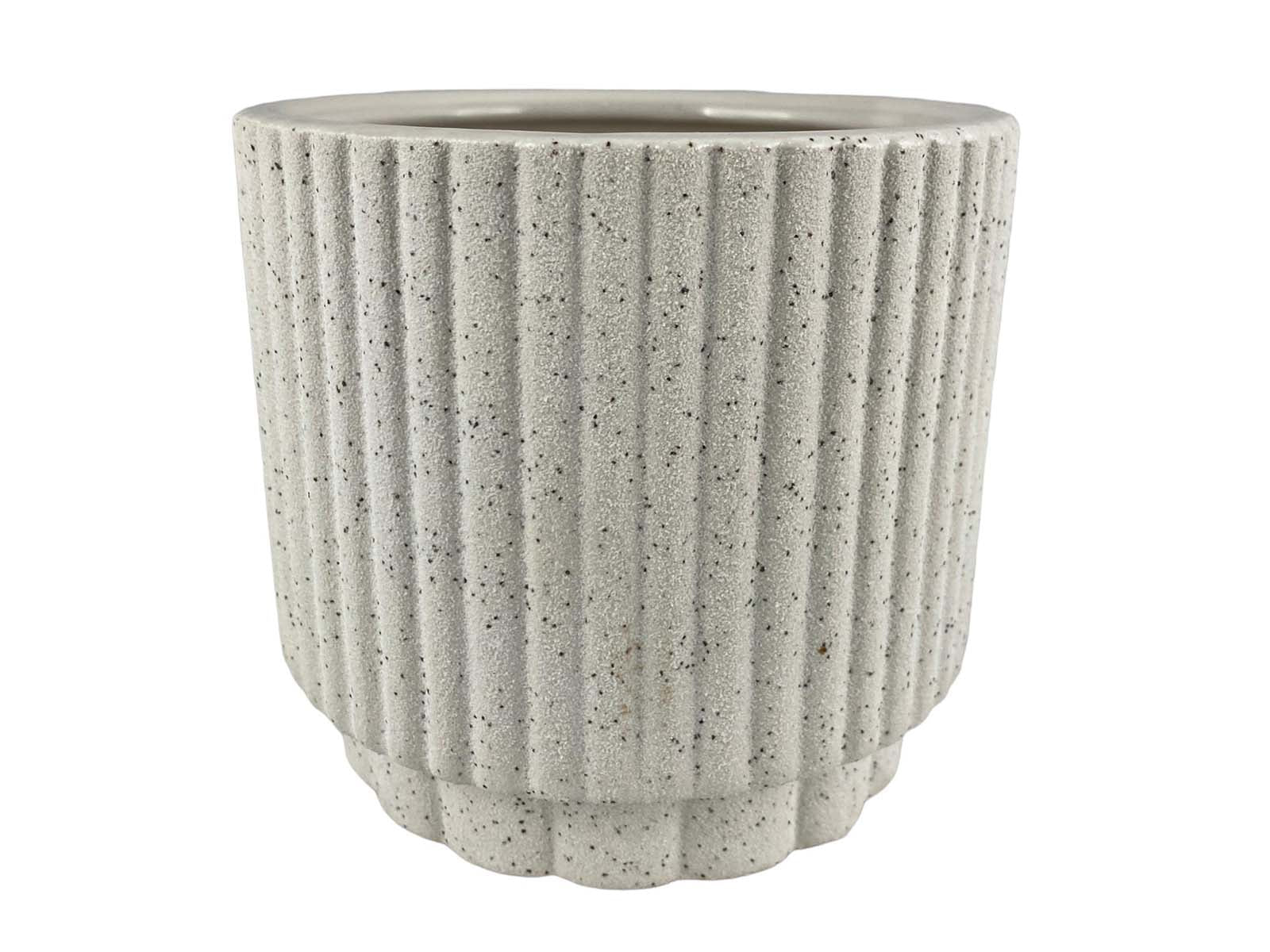 Maceta Ceramica 14cm Blanco