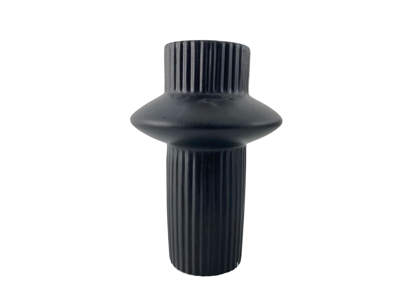 Florero Dolomita Negro 18 cm