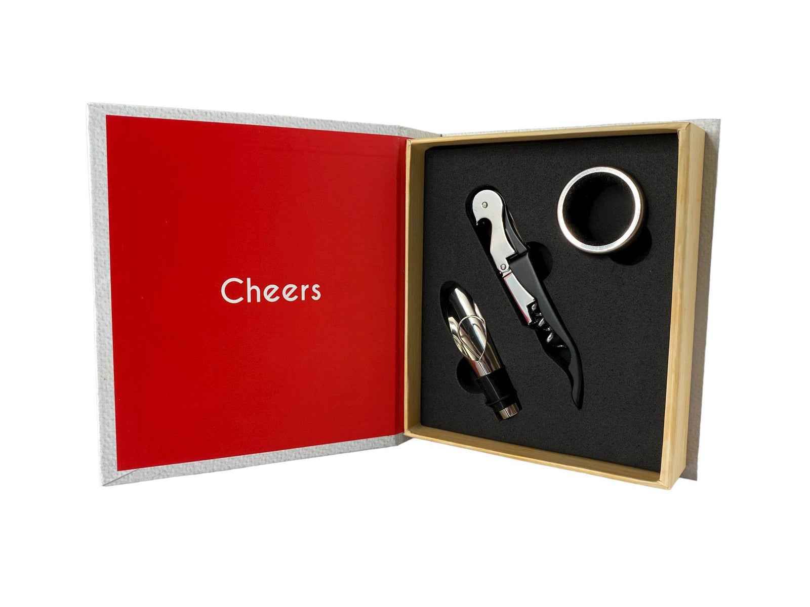 Set de 3 Accesorios Para Vino 16.5Cm Blanco