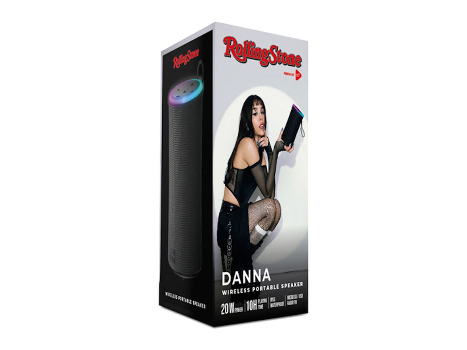 Parlante con Luz Led 20W Rolling Stone