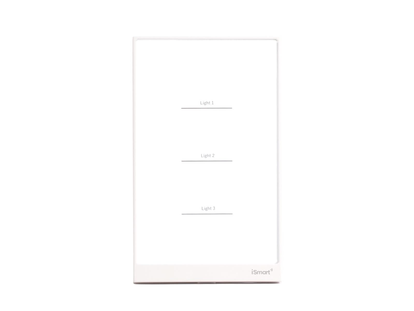 Switch Panel Blanco 3 Toques iSmart