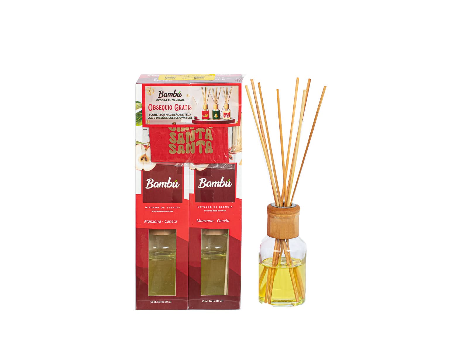 Set x 2 Difusores Bambu Apple Spice