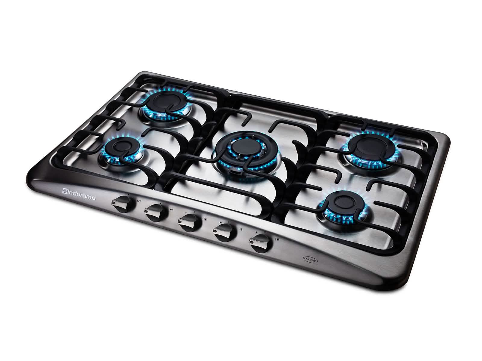 Encimera A Gas 5 Quemadores Indurama