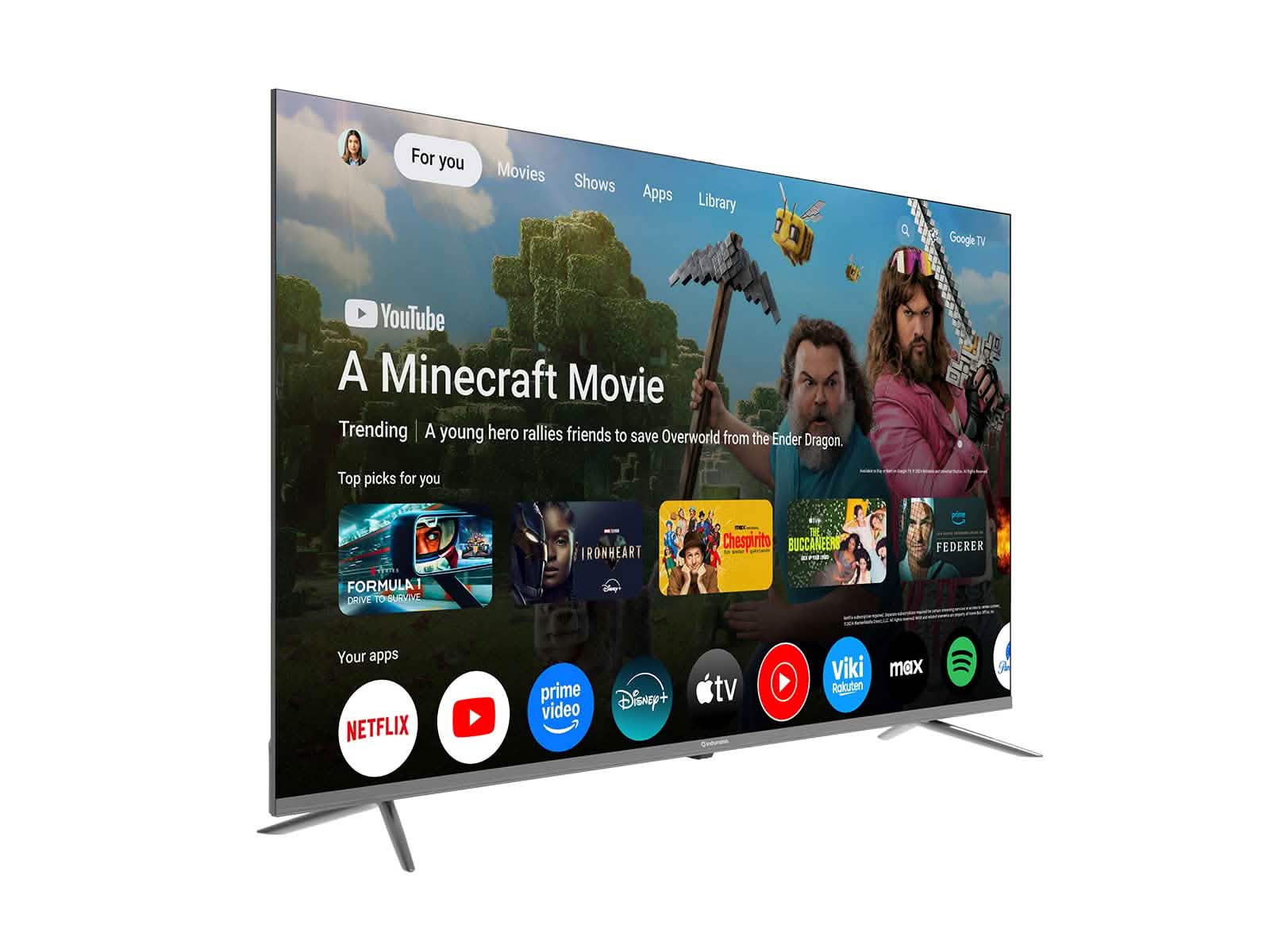 Televisor 58" UHD 4K Google TV Indurama