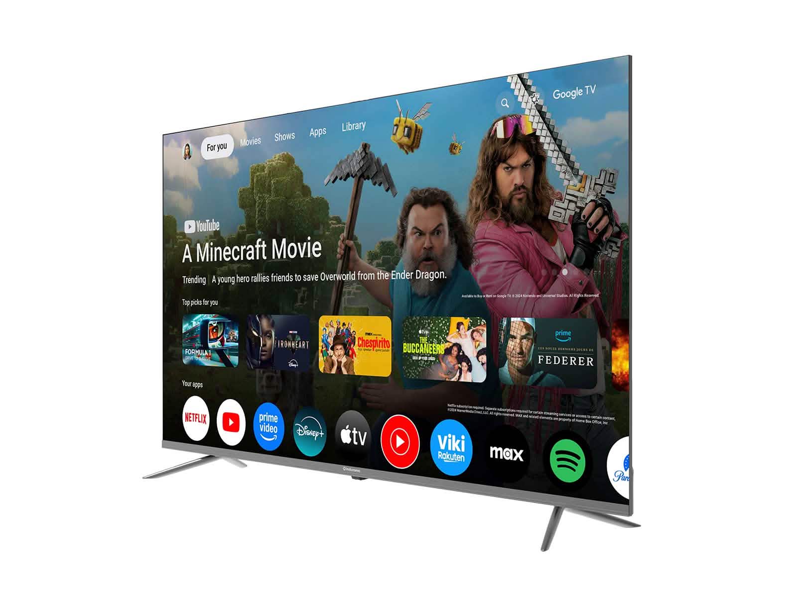 Televisor 58" UHD 4K Google TV Indurama