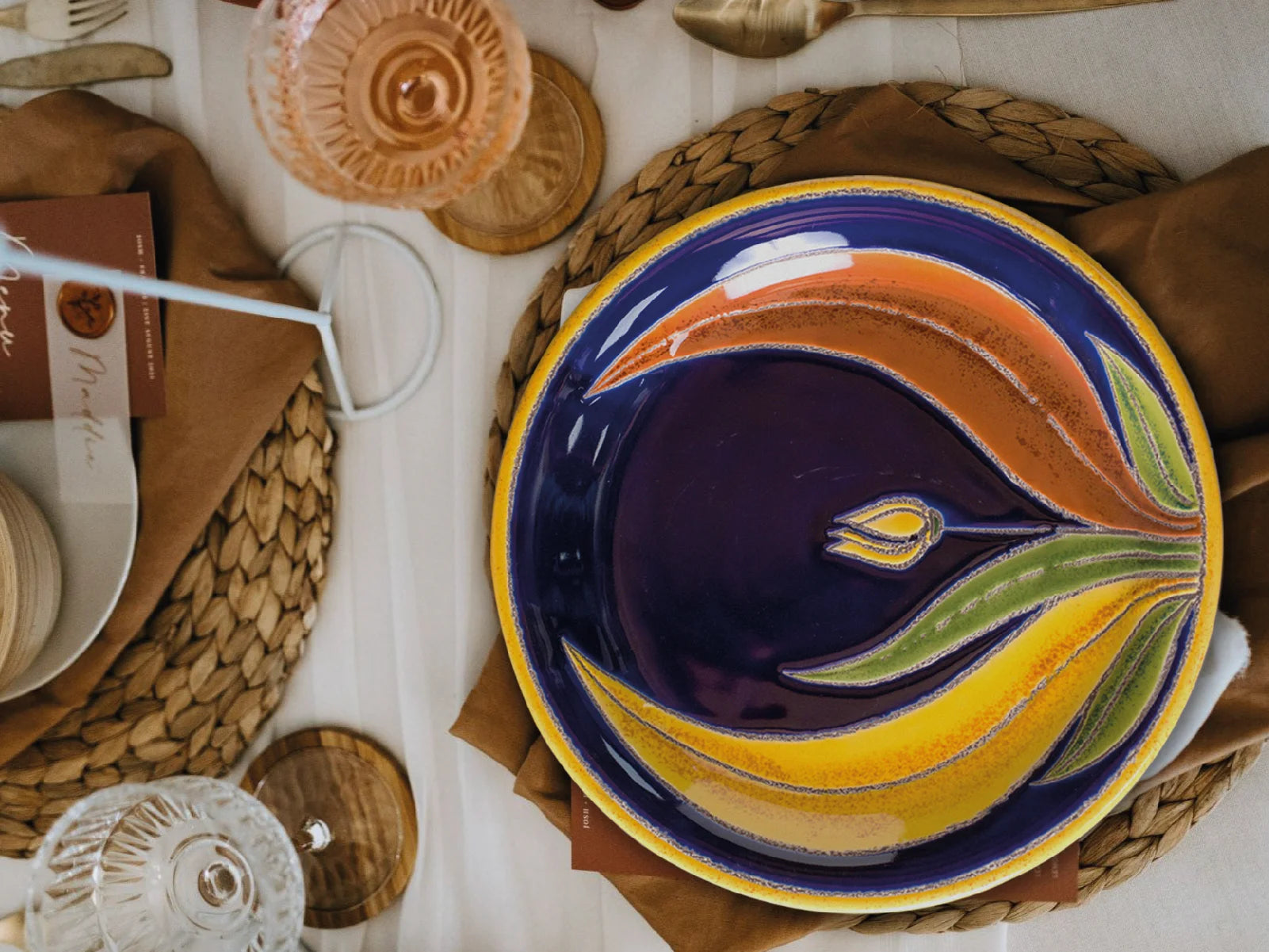 Vajilla Vega Girasol 4 Puestos Artesa