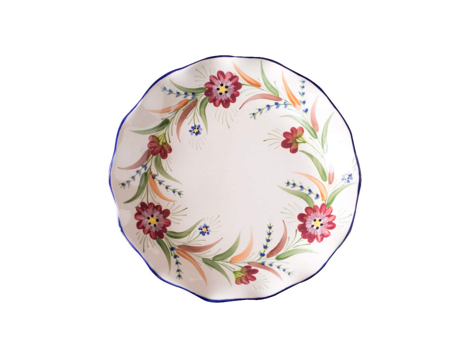 Vajilla Claveles 4 Puestos Artesa