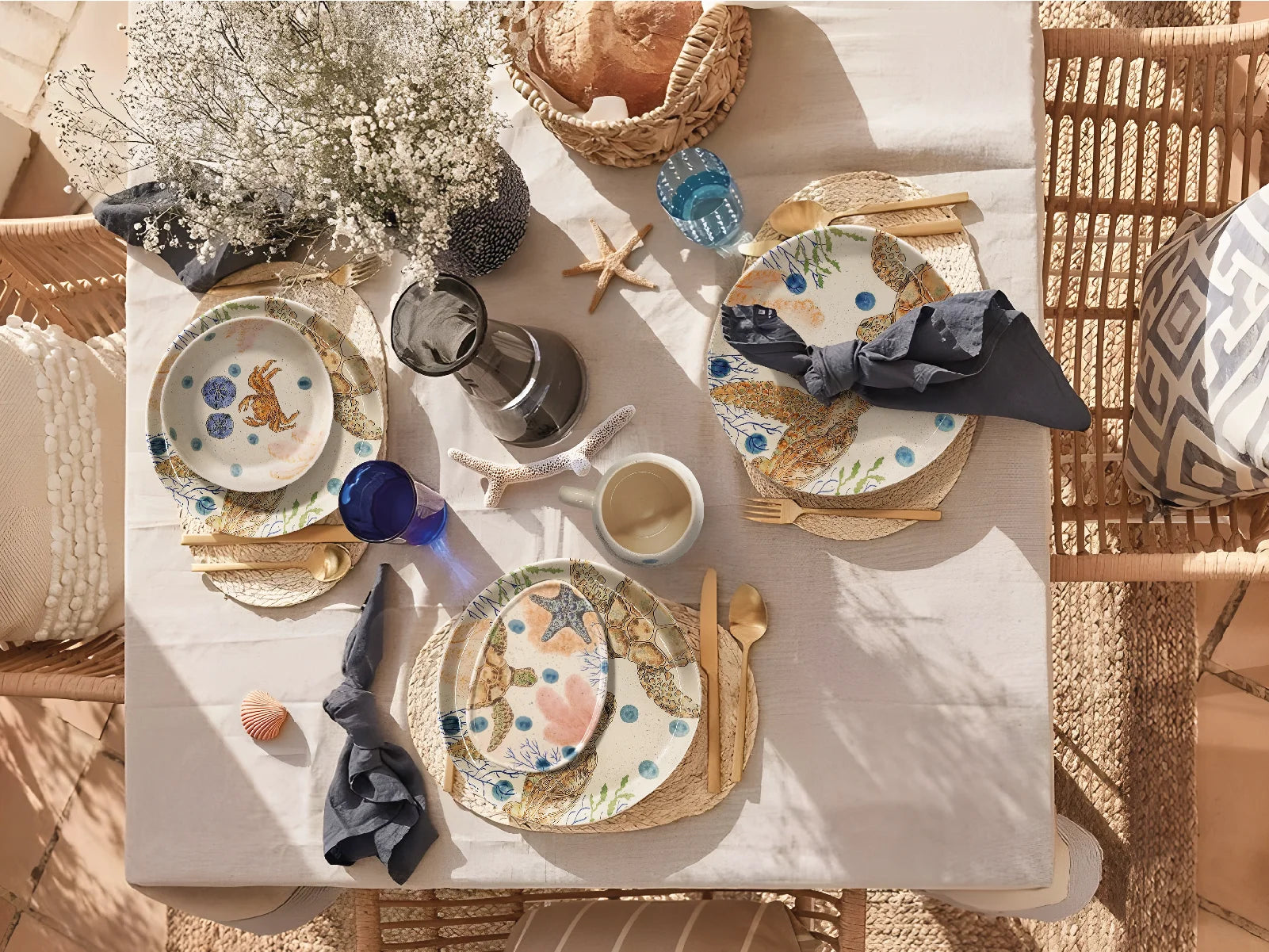 Vajilla Galápagos 4 Puestos Artesa