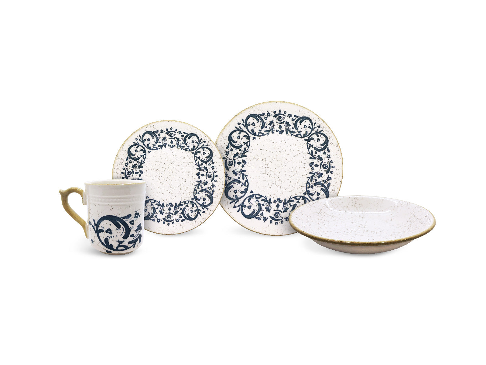 Vajilla Miykonos 4 Puestos Artesa