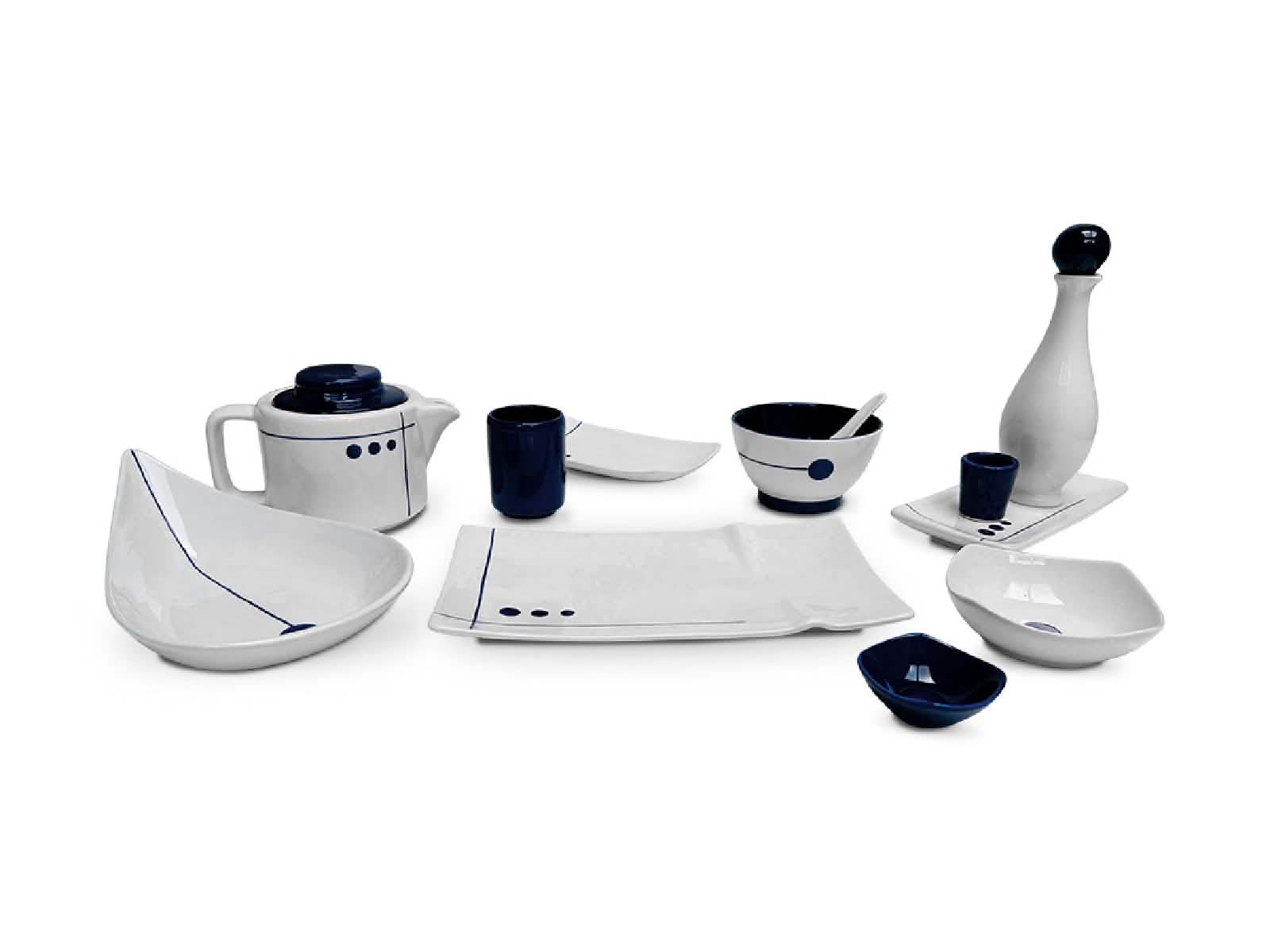 Vajilla Kaoloon Azul 4 Puestos Artesa