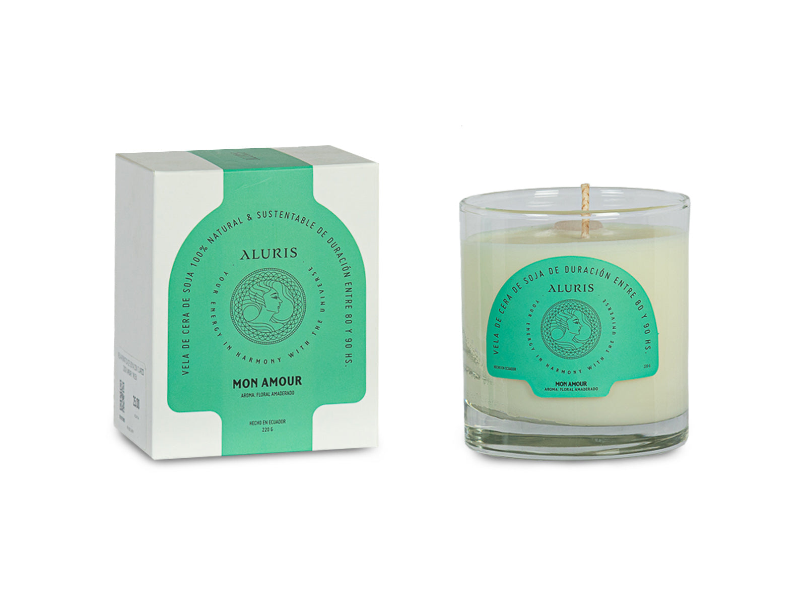 Vela Aromatica 220G Ambar y Musk