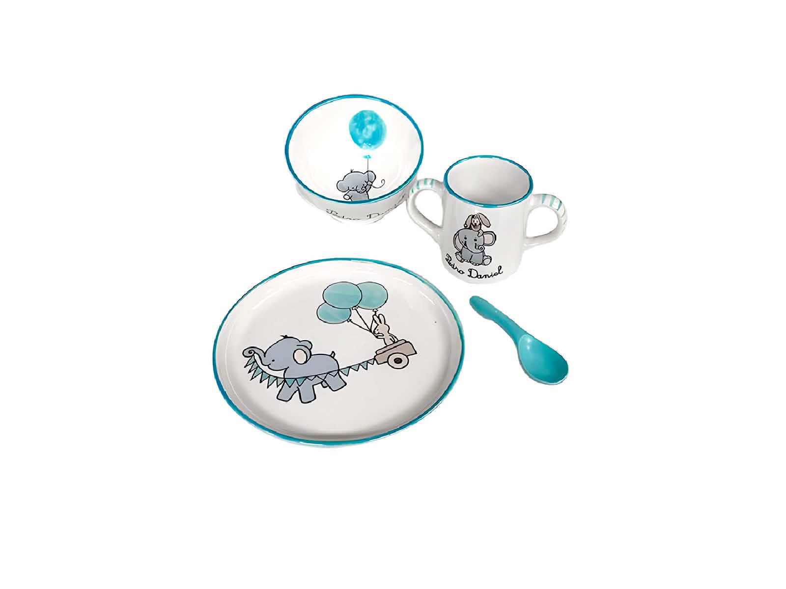 Vajilla Dumbo Jade 4 Piezas Artesa