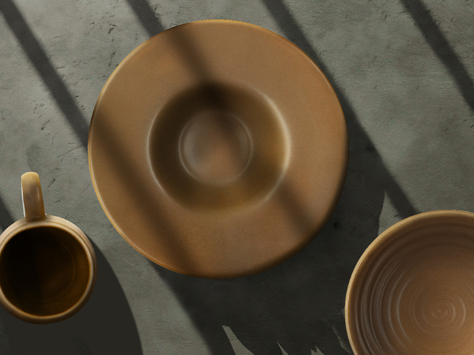 Vajilla Atmosfera Clay 4 Puestos Artesa