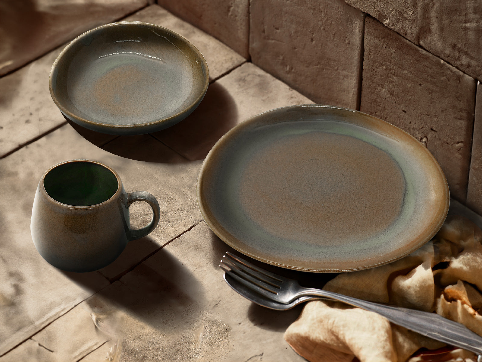 Vajilla La Paz Candy Stone 4 Puestos Artesa