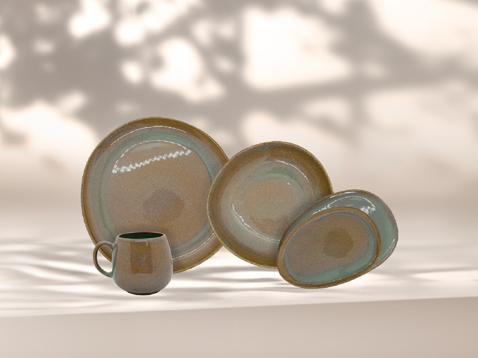 Vajilla La Paz Candy Stone 4 Puestos Artesa