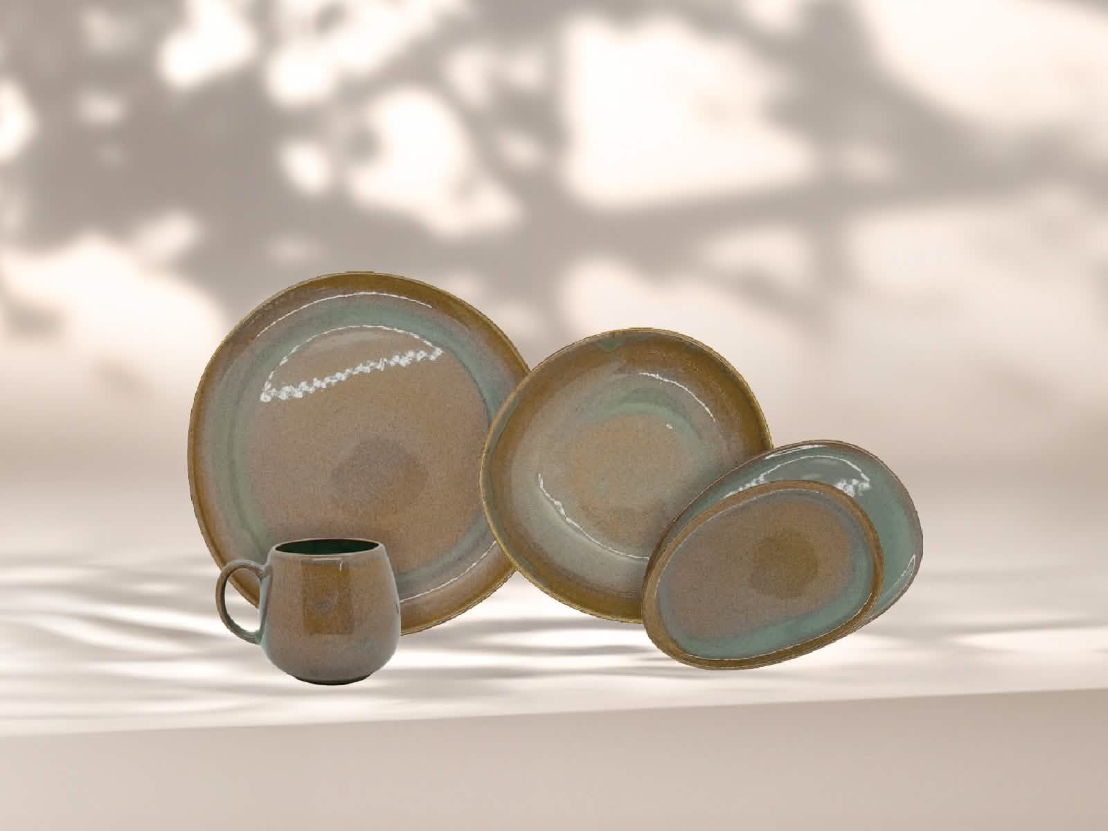 Vajilla La Paz Candy Stone 4 Puestos Artesa