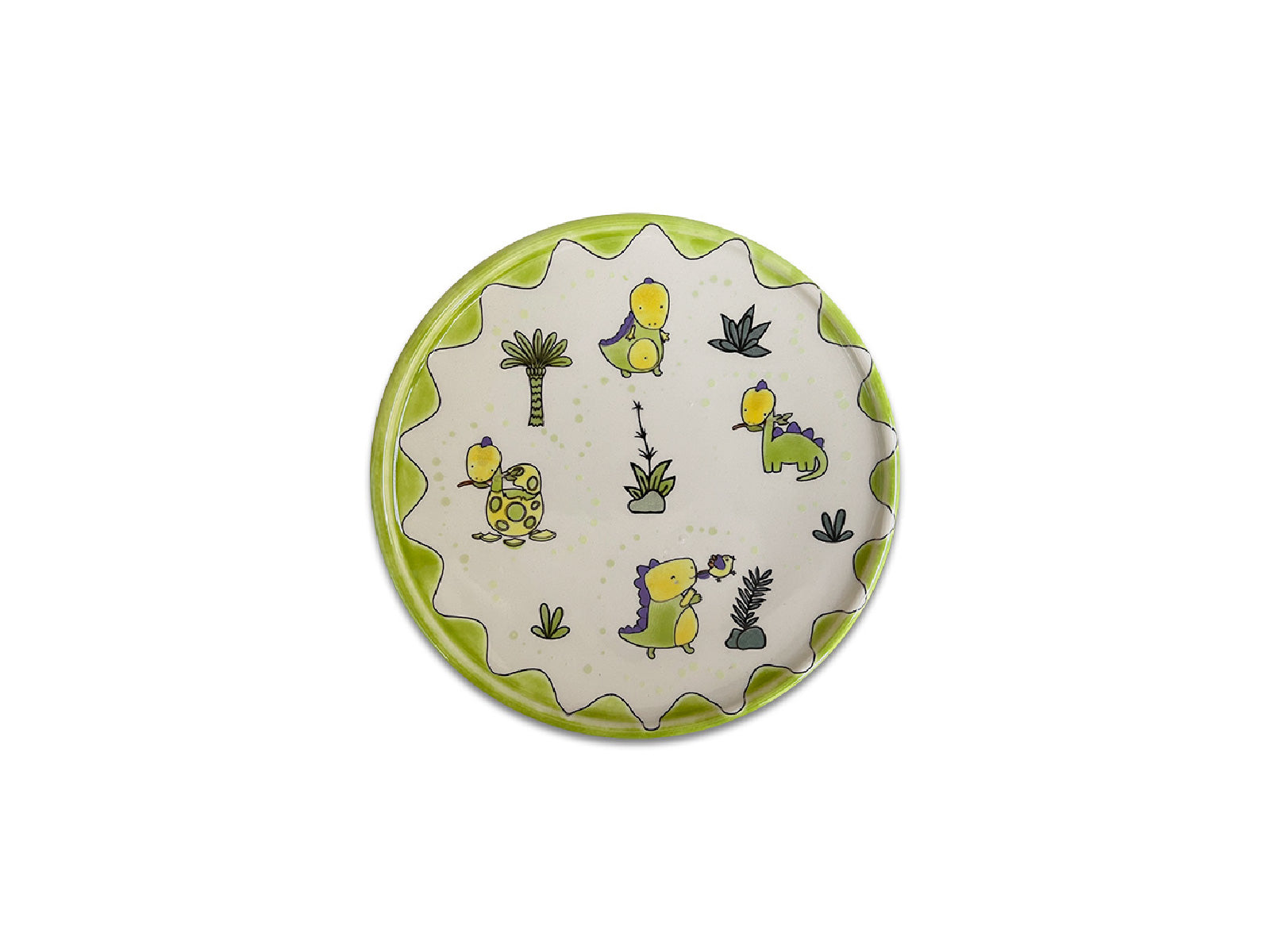 Set 5 Piezas Dino Verde Artesa