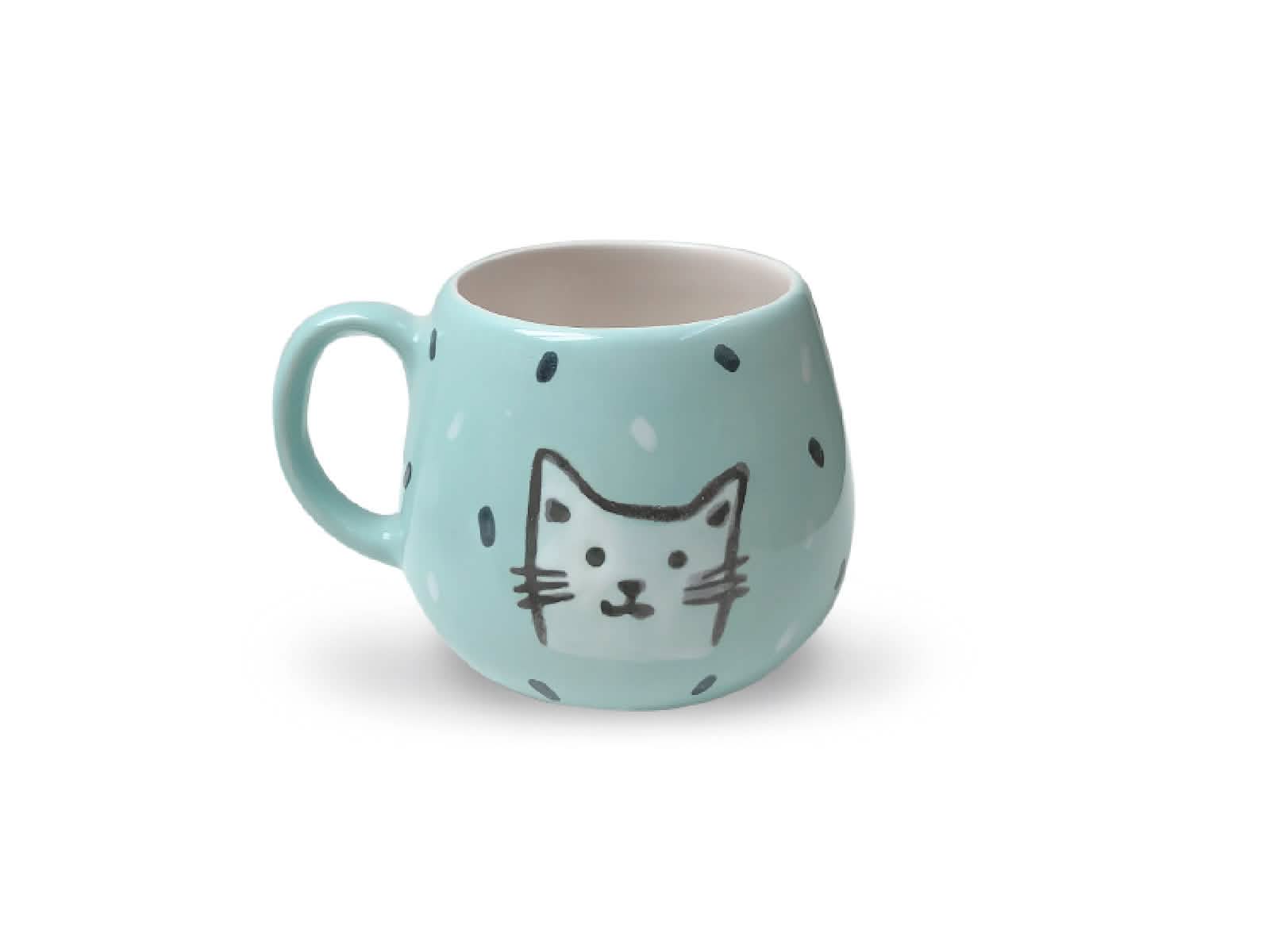 Set Gato Kitty Menta 3 Piezas Artesa