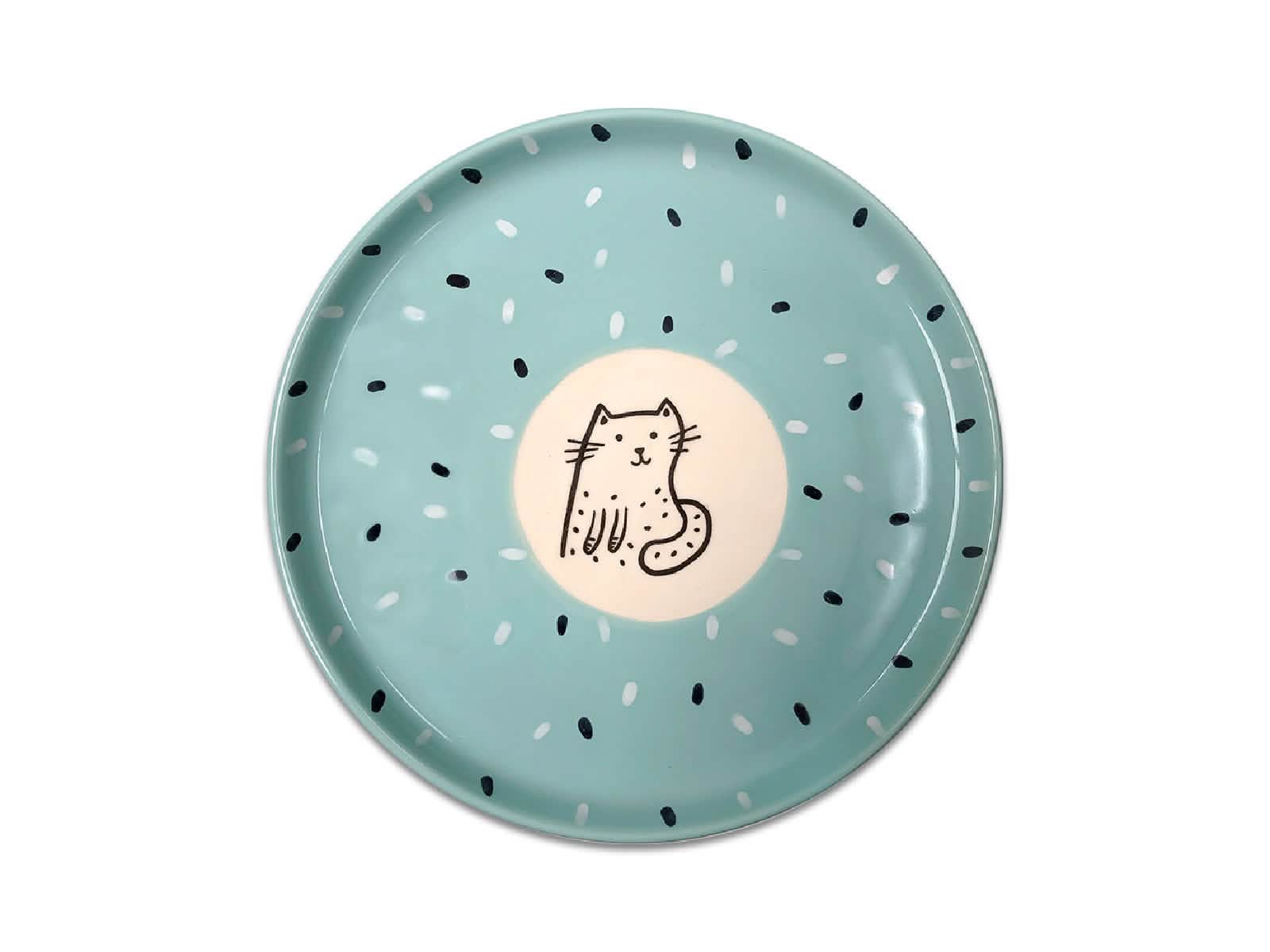 Set Gato Kitty Menta 3 Piezas Artesa