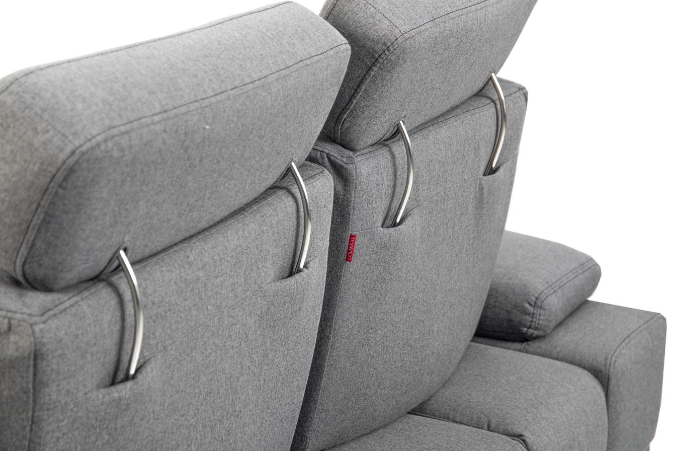 Sofa Acro Plus Doble V3 #Color_Silver"T36912"v