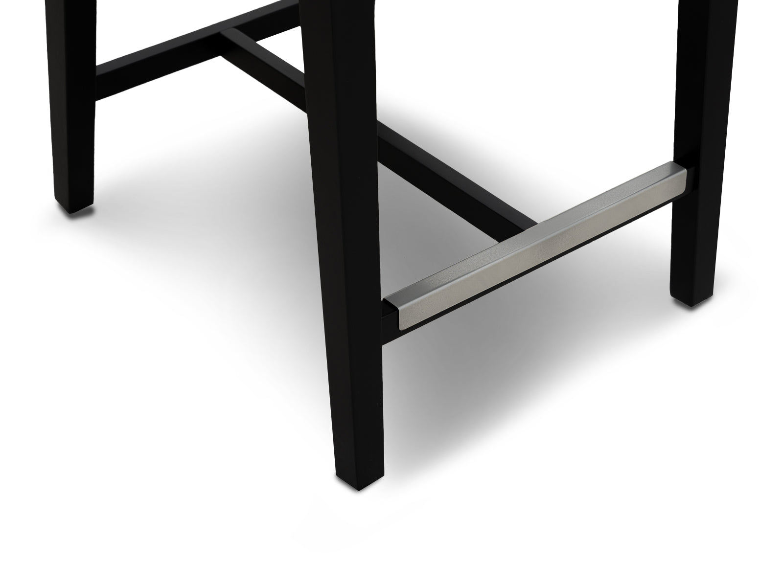 Taburete Cocina Tarento Negro #Color_Silver"T3293"