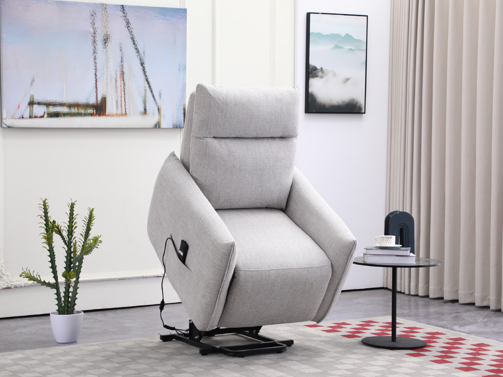Recliner Condor Comfort Lift #Color_Gainsboro"2607"