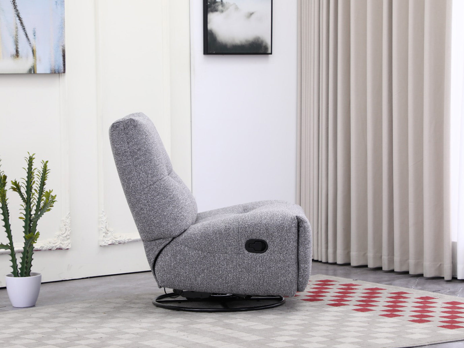 Recliner Nook Giratorio #Color_Gray"1134"
