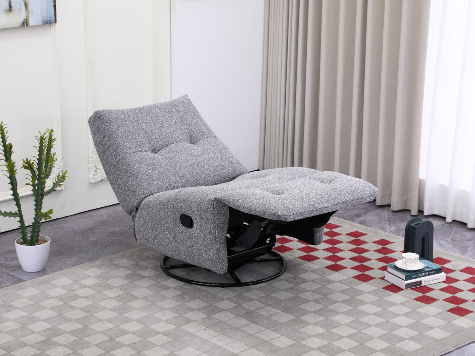 Recliner Nook Giratorio #Color_Gray"1134"