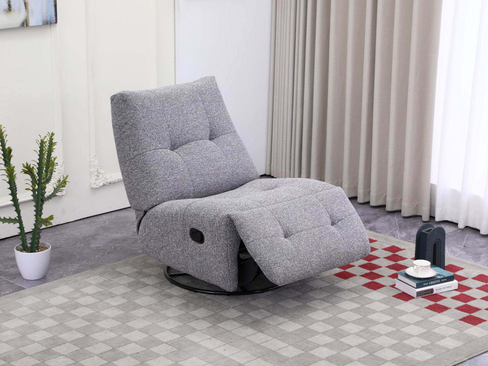 Recliner Nook Giratorio #Color_Gray"1134"