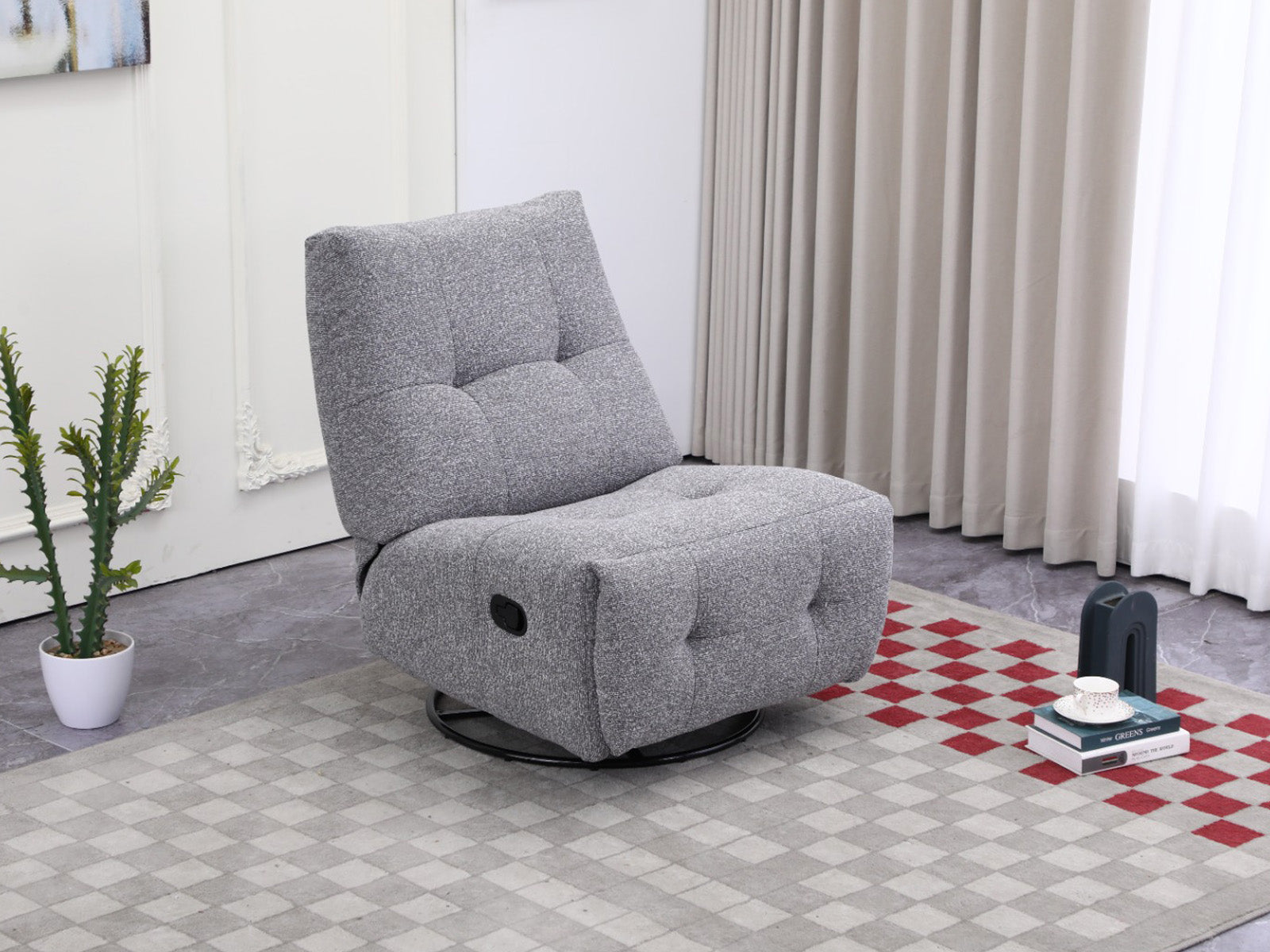 Recliner Nook Giratorio #Color_Gray"1134"