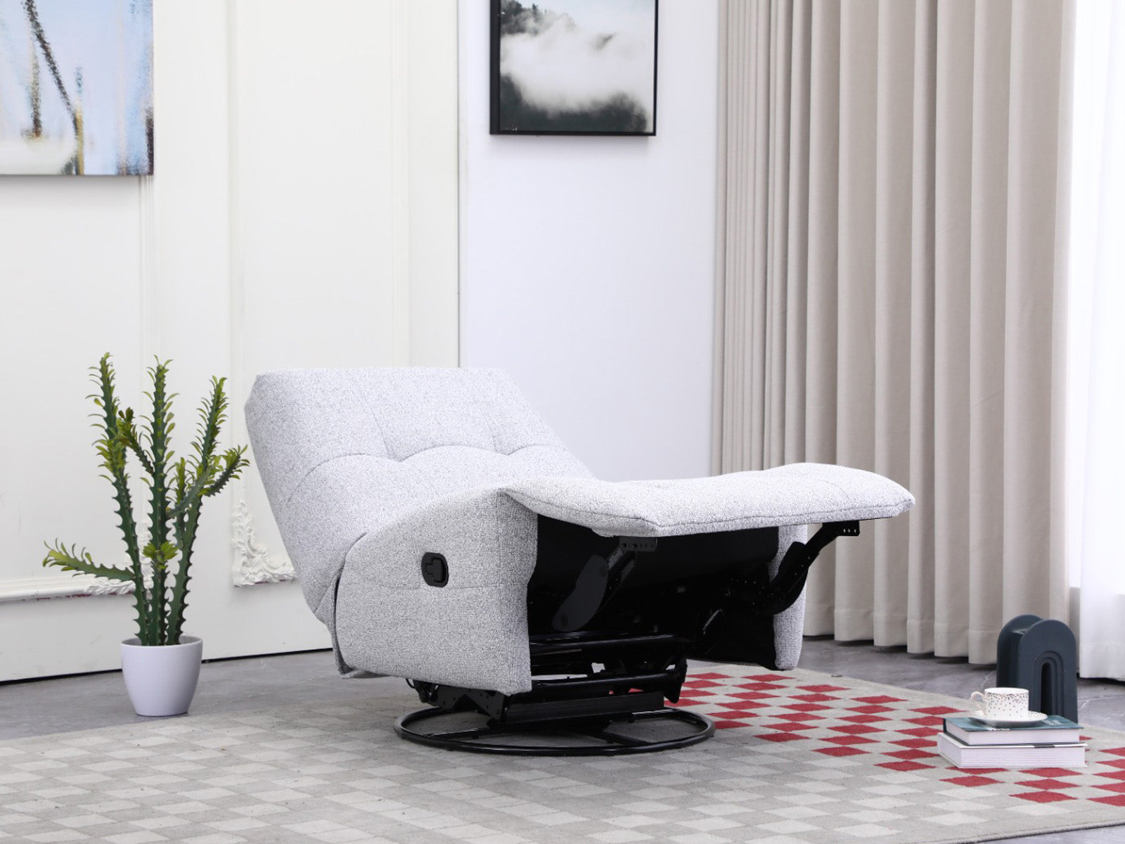 Recliner Nook Giratorio #Color_Lightgray"1092"