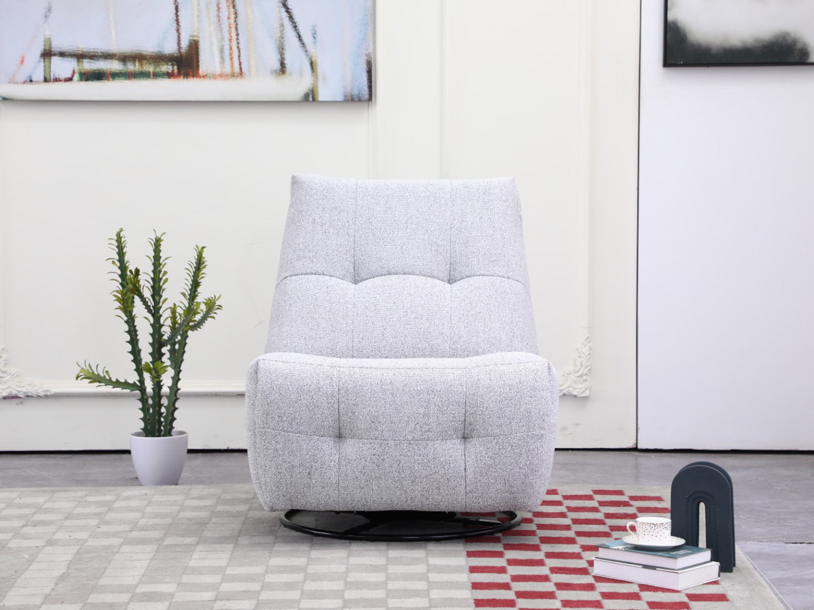 Recliner Nook Giratorio #Color_Lightgray"1092"